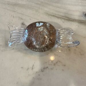 Glass candy figurine